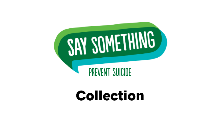 Say Something logo for prevent suicide.